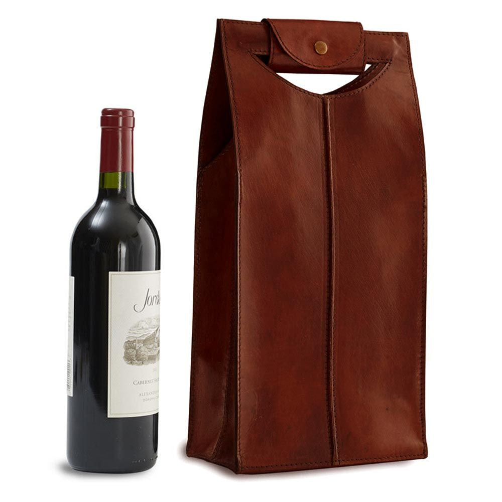 Leather Wine Bag 2-Bottle