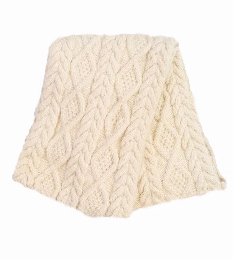 Merino Cable Infinity Scarf