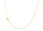 Sideways Zodiac Necklace