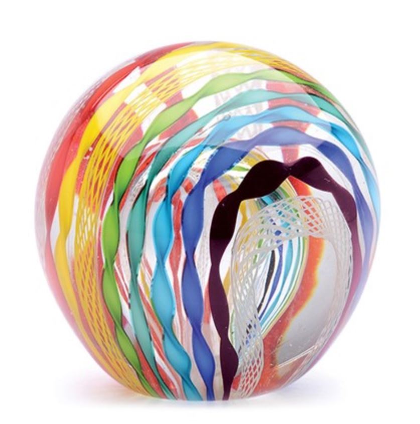 Crystal Deskpop - Rainbow Pride Paperweight