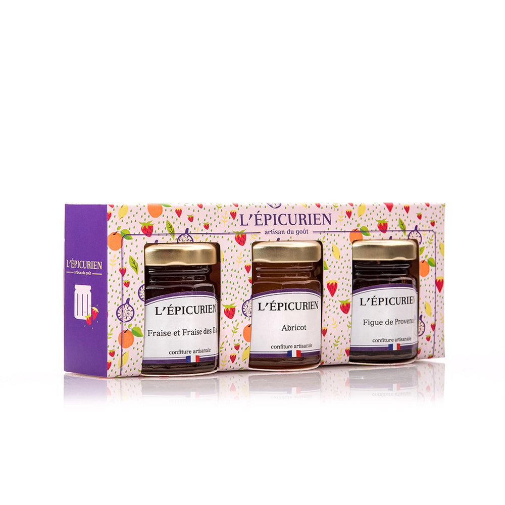 L'epicurien Mini Preserves Gift Set 3x1.76oz