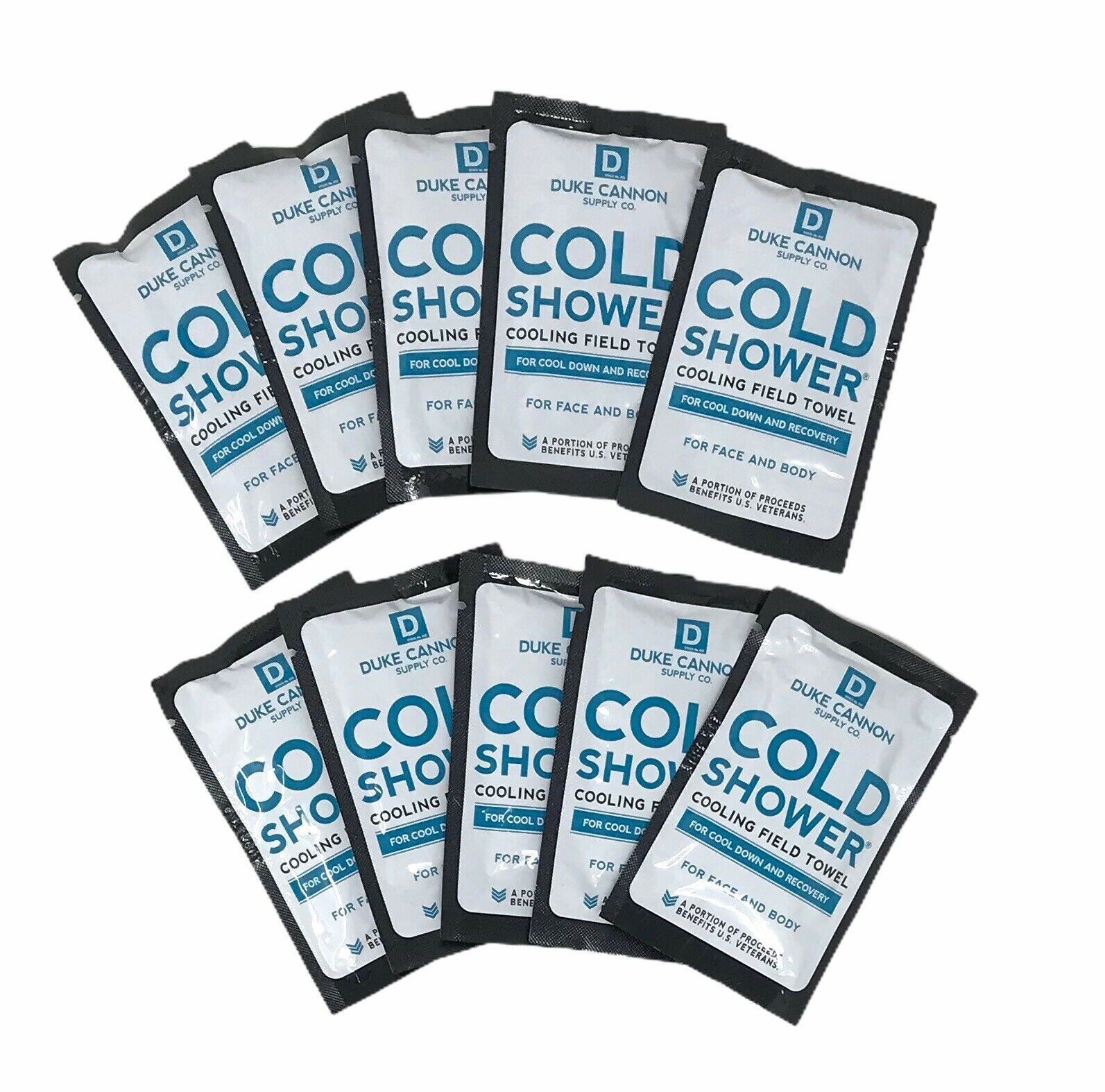 Cold Shower Cooling Field Towels - 3 Towelettes