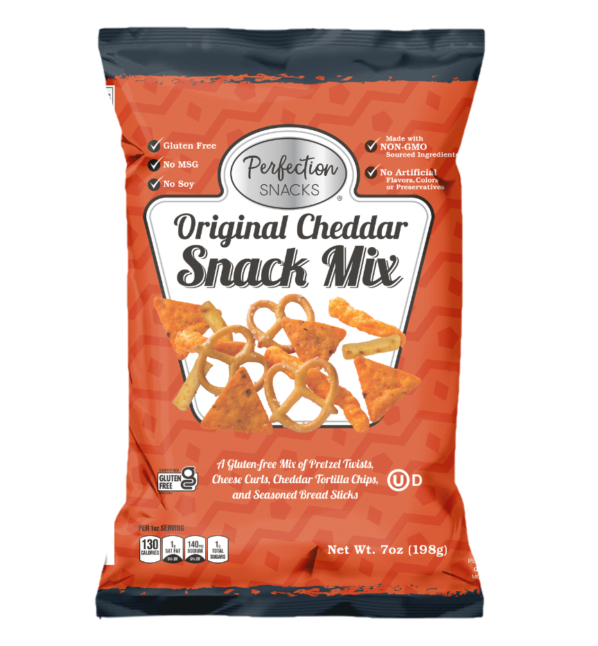 Original Cheddar Snack Mix 7oz Bag, Gluten Free