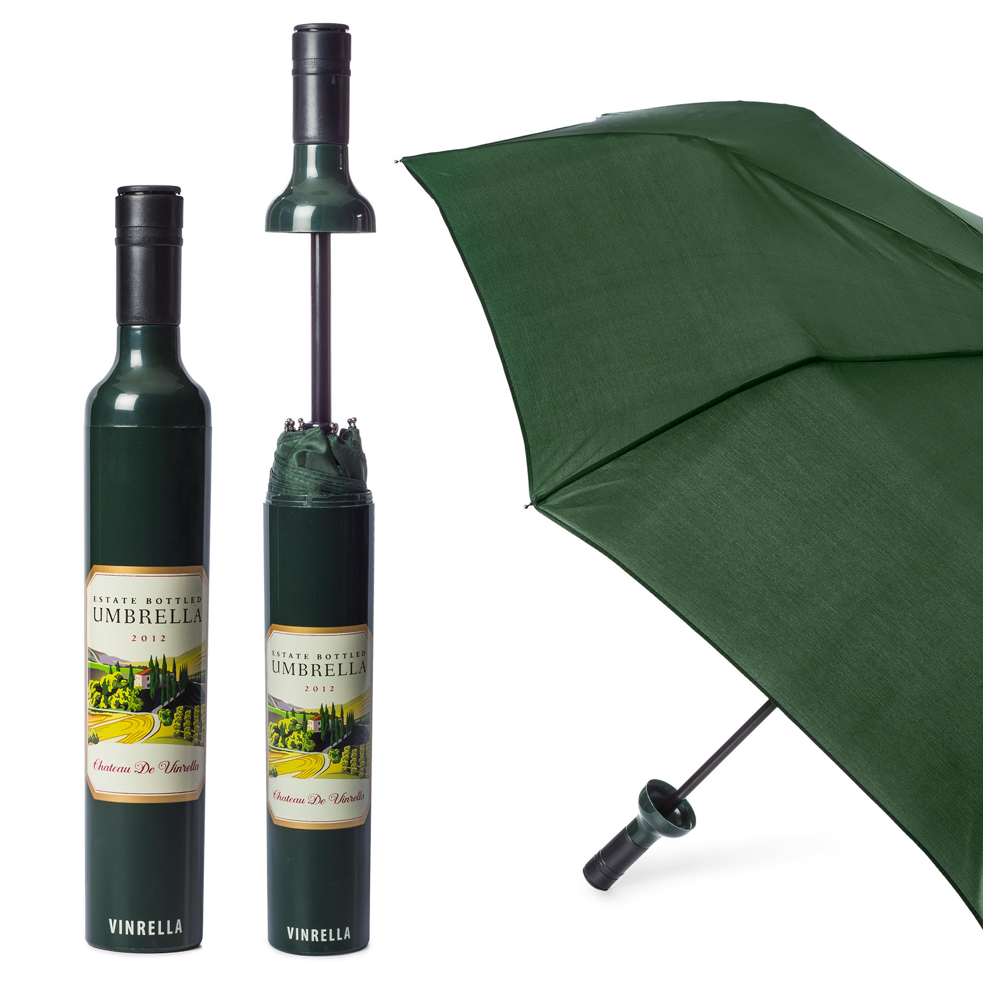 Wine Label Bottle Umbrella